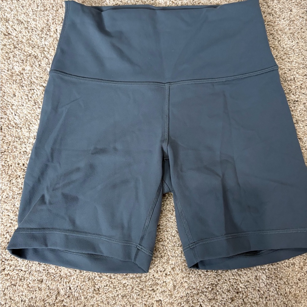 Lululemon Women's High-Waisted Space Grey Shorts